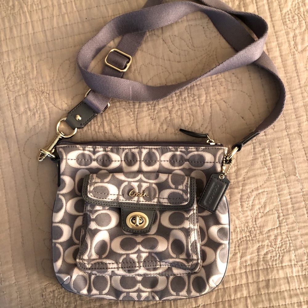 Coach cross body purse